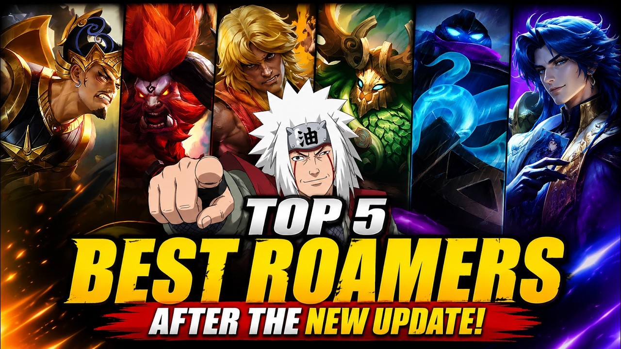 The 5 BEST Roamers After the NEW UPDATE! (MLBB)