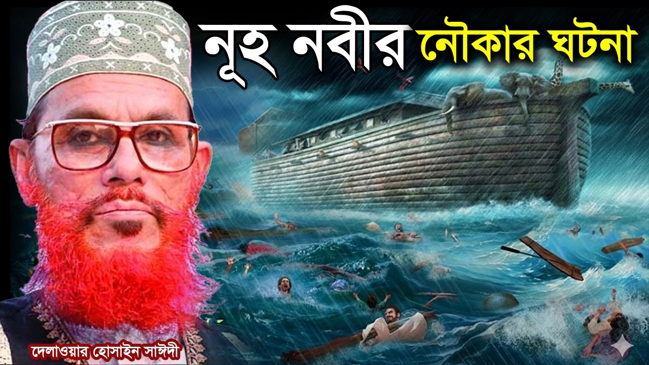 নূহ নবীর নৌকা আর কুড়ে ঘরে এক বুড়ির ঘটনা💓Allama Delwar Hossain Saeedi #saidiwaz