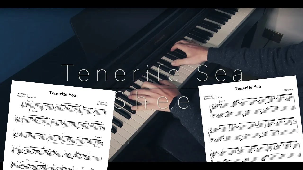 Tenerife Sea (@EdSheeran) [Piano Cover + Sheet Music] - Carmine De Martino