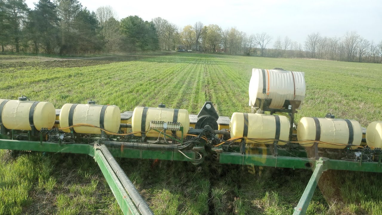 Planting green. We are finally calibrated #plant25