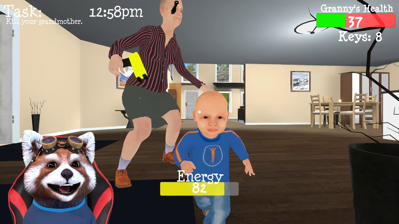 BUNICA IL ELECTROCUTEAZA PE NEPOTUL OBRAZNIC | Granny Simulator