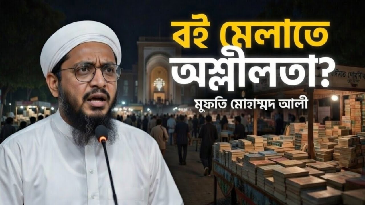 ২১শে ফেব্রুয়ারি বই মেলাতে অ*শ্লী*লতা | মুফতি মোহাম্মদ আলী 