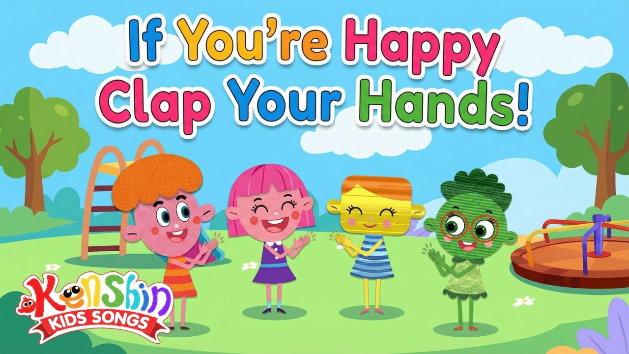 Clap Your Hands! | If You're Happy and You Know It | Popular Nursery Rhyme for Children