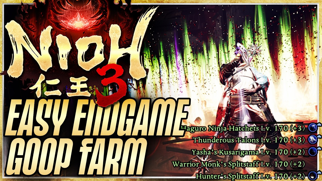 NIOH 3 | EASY CRUSIBLE WEAPON FARM (THE BLENDER) #nioh3