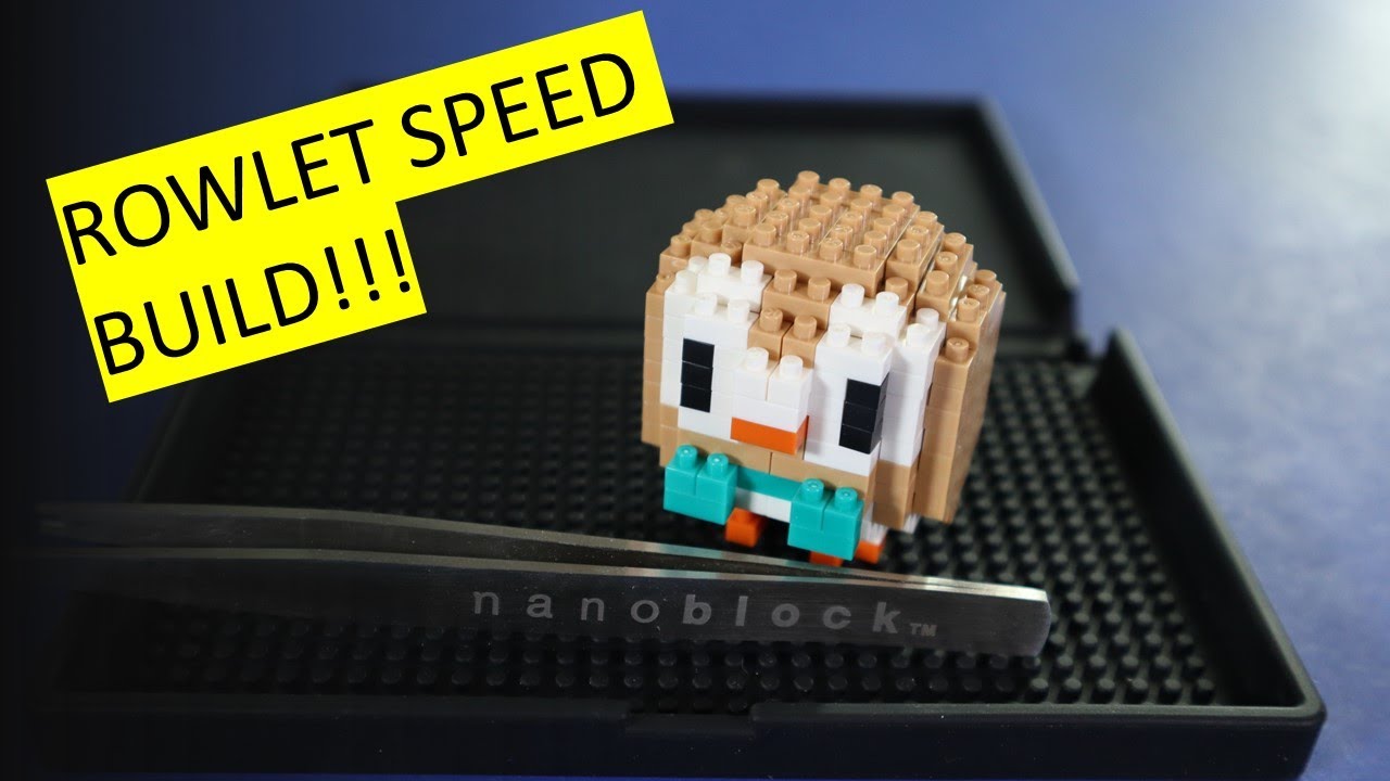 Rowlet Pok&eacute;mon Nanoblock Speed Build (NBPM_051)
