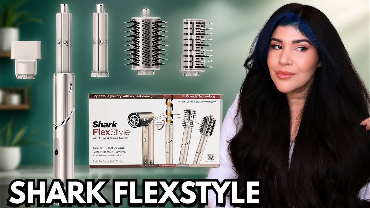 ⚙️SHARK FLEXSTYLE VALE A PENA? Secador multifuncional, escova secadora, modelador de cachos e mais!