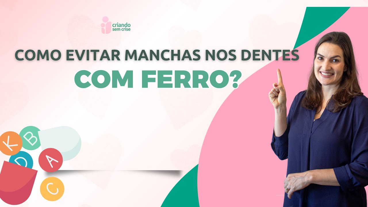 Como evitar as manchas nos dentes causadas pelo ferro?