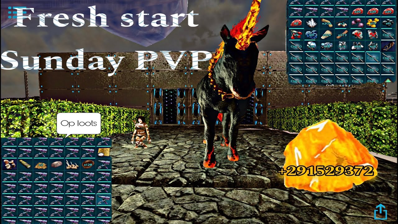 ARK MOBILE l FRESH START SUNDAY PVP l PVP AND RAID
