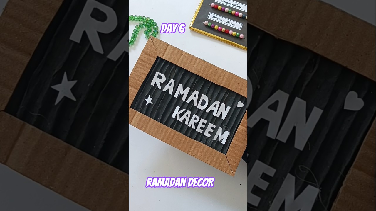 DIY Ramadan Decoration Ideas 2026 #diy #ramadan2026 #ramadandecor #ramadan #craft #handmade #shorts