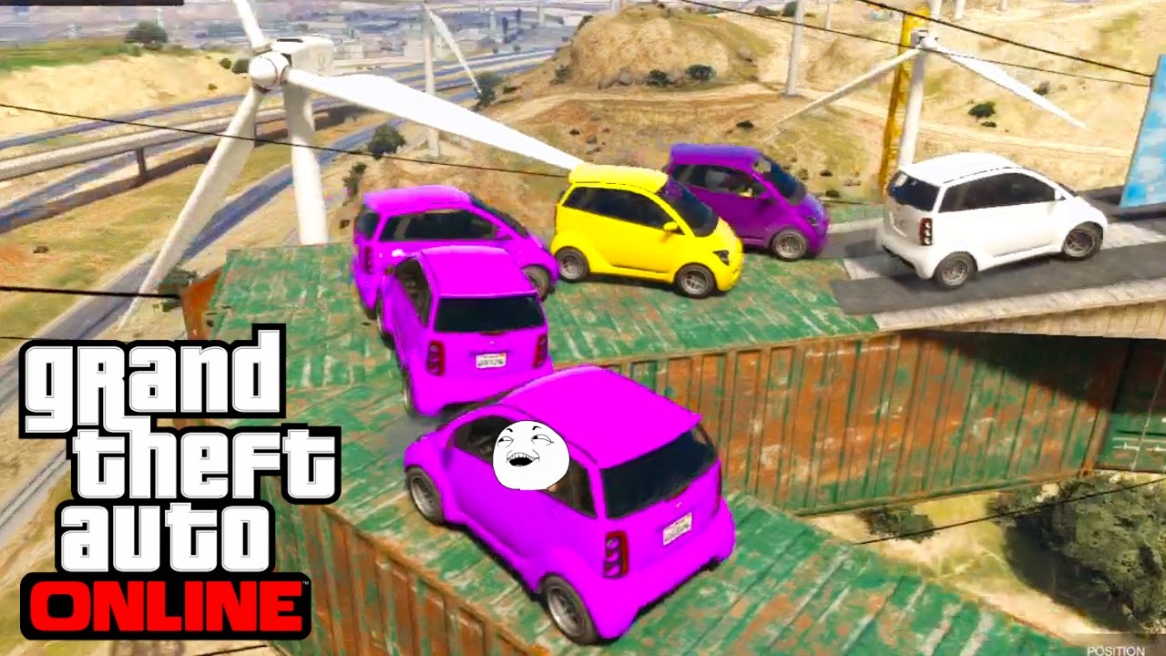 GTA 5 - Course WTF ! Gros délire avec les abonnés