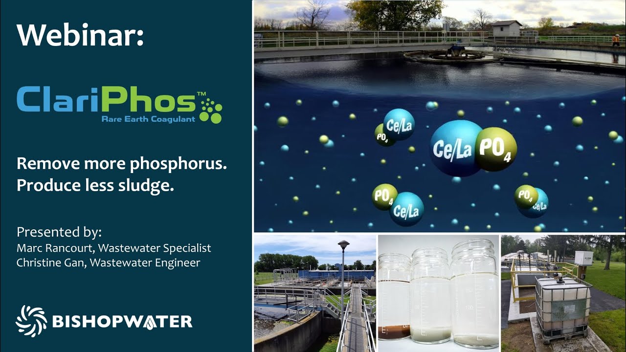 ClariPhos Rare Earth Coagulant: Remove more phosphorus, produce less sludge.