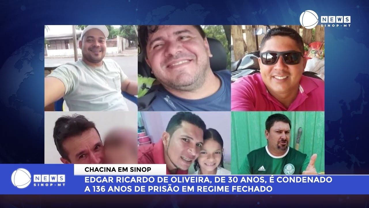EDGAR RICARDO DE OLIVEIRA, DE 30 ANOS, &Eacute; CONDENADO A 136 ANOS DE PRIS&Atilde;O EM REGIME FECHADO