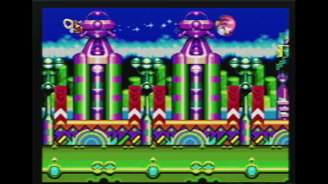 Chaotix prototype 1207 - On (broken) real hardware