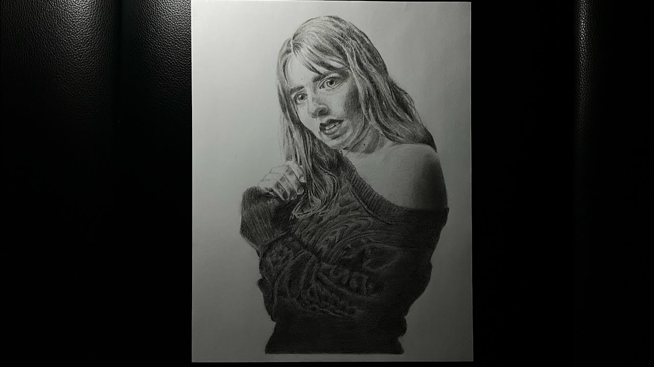 Como DIBUJO un Retrato de Mujer REALISTA 