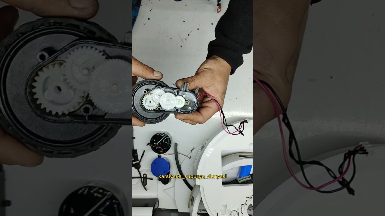 Fakir RS770 Robot Süpürge Tekerlek Arızası Çözümü ( yedek parça gerektirmez )