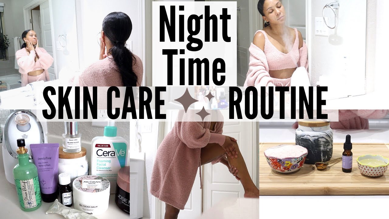 SKINCARE ROUTINE 2021 //  MY EVENING SKINCARE ROUTINE  // REALISTIC & RELAXING