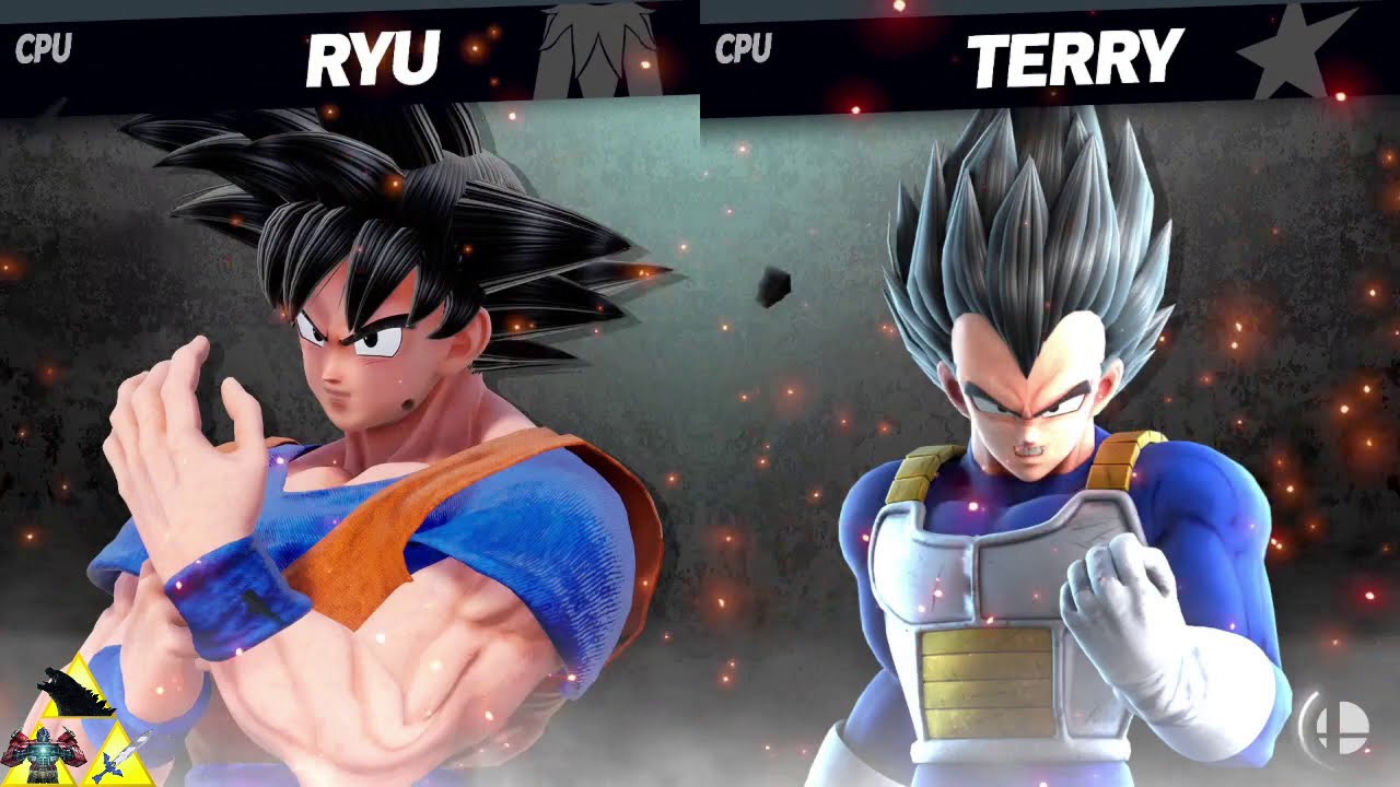 Smash Mods Ultimate: Goku vs Vegeta with Voices