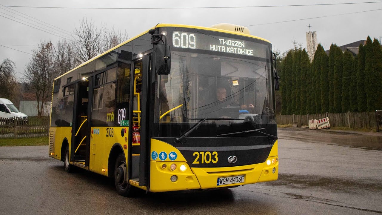 [Linia 609] Tworzeń Huta Katowice - Grabowa Pętla (ЗАЗ A10C3G #8109)