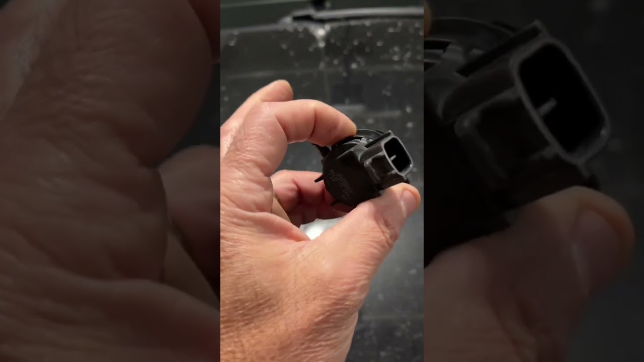 How to replace front wiper pump on a 2008 Mazda 3 GT Hatchback the easy way.