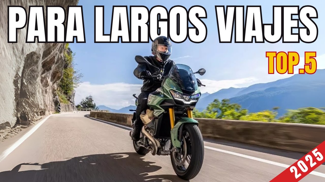 5 MEJORES MOTOS TOURING para largos viajes 2025