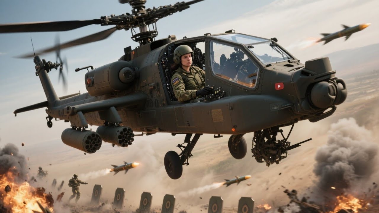 They Had No Idea She Flew an Apache — 15 Targets Gone Before They Could React |Emotional Stories...
