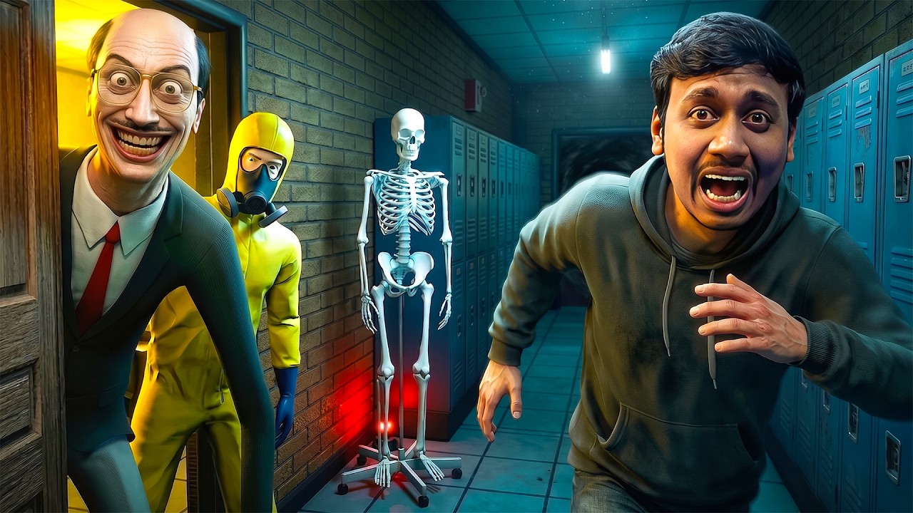 Finding Terrifying Anomaly in School | Night Errors