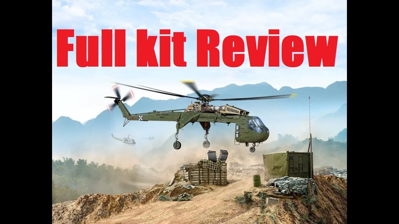 ICM 1/35 CH-54A Tarhe Sky Crane review