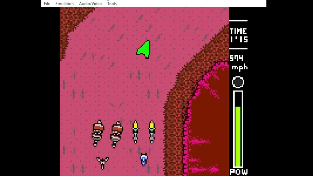 GBC, Emulated, Star Wars Episode I: Racer, Mon Gazza Stage 1, 1:57.13