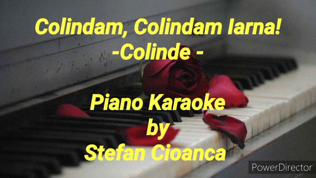 Colindam, Colindam Iarna! (piano karaoke) Colinde!