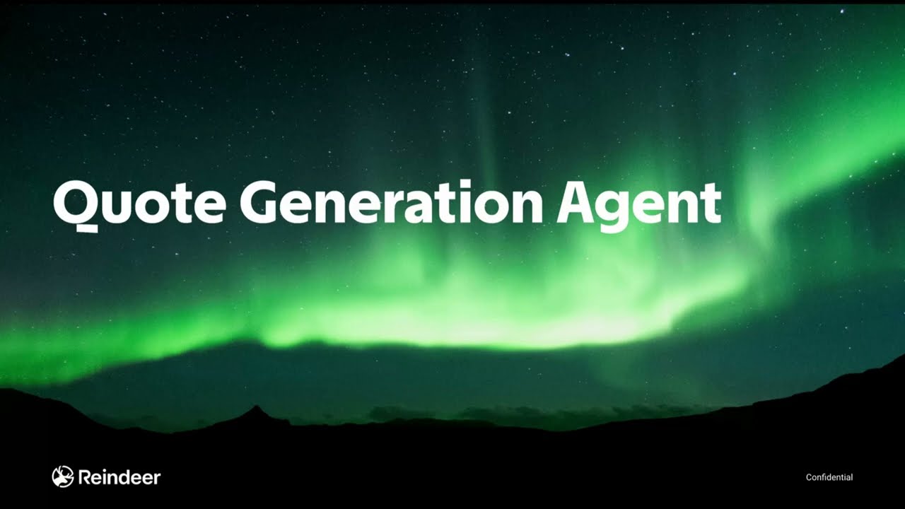 Reindeer: Quote Generation Demo