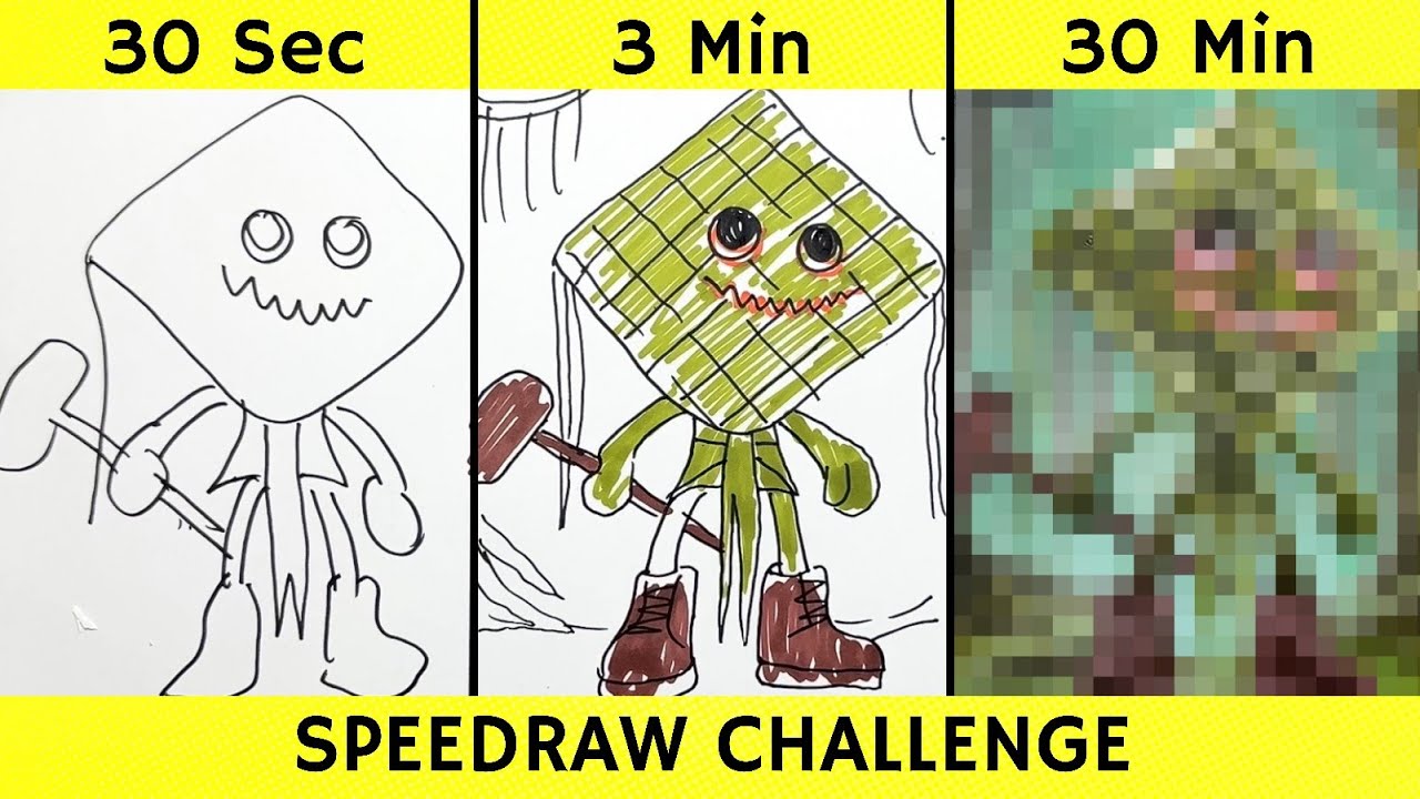Drawing KETUPAT KEPAT PREKUPAT in 30 sec, 3 min, and 30 min | Italian Brainrot | Fendraw
