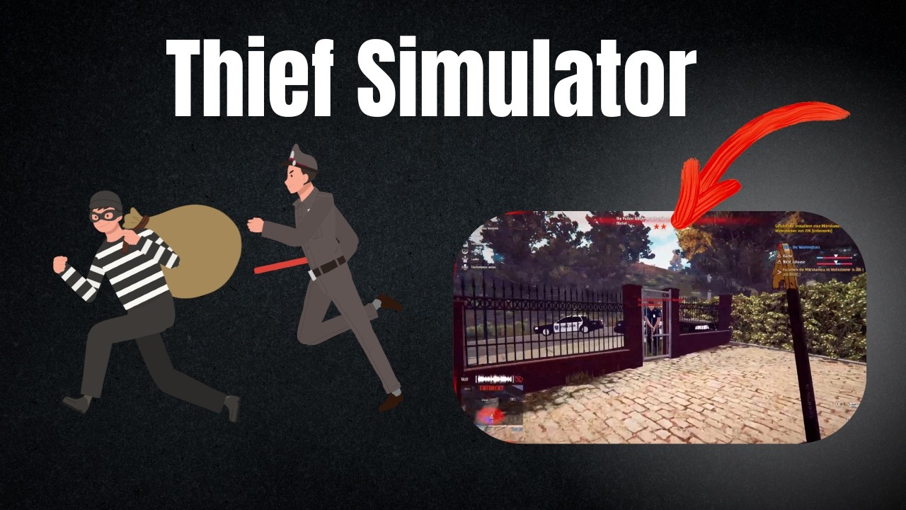 WIE HAT ER UNS NICHT GESEHEN😂😂 Thief Simulator Folge 11