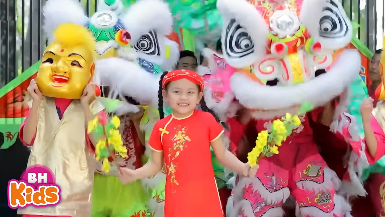 Chúc Tết Múa Lân Ông Địa Vui Nhộn - Nhạc Thiếu Nhi Chúc Tết Hay Nhất Bé Thích Nghe 2026