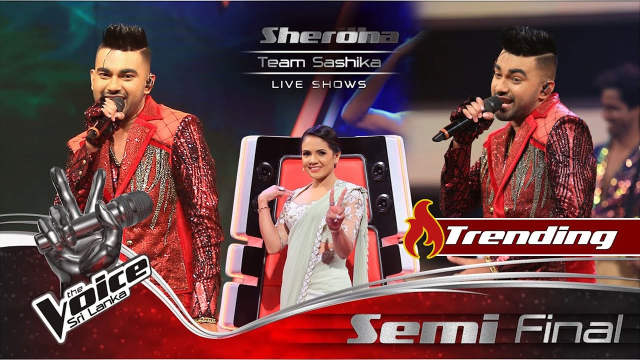 Sheron Silva | Panjab MC + Nelum Wilen Pana (නෙලුම් විලෙන් පැන ) | Semi Final | The Voice Sri Lanka