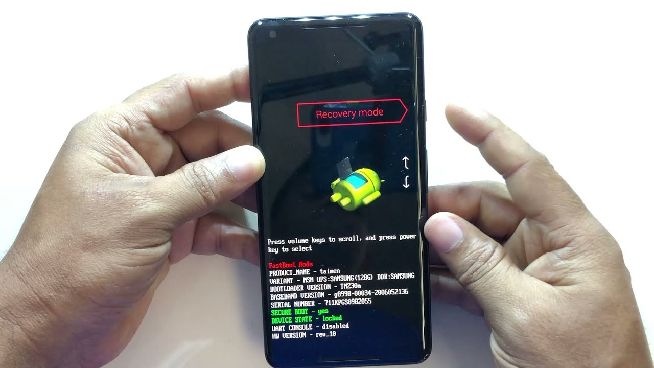 Hard Reset Google Pixel XL2