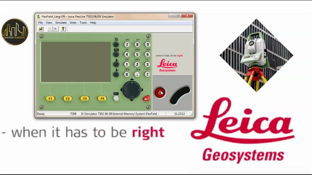 Leica Total Station Tutorial- Part 1