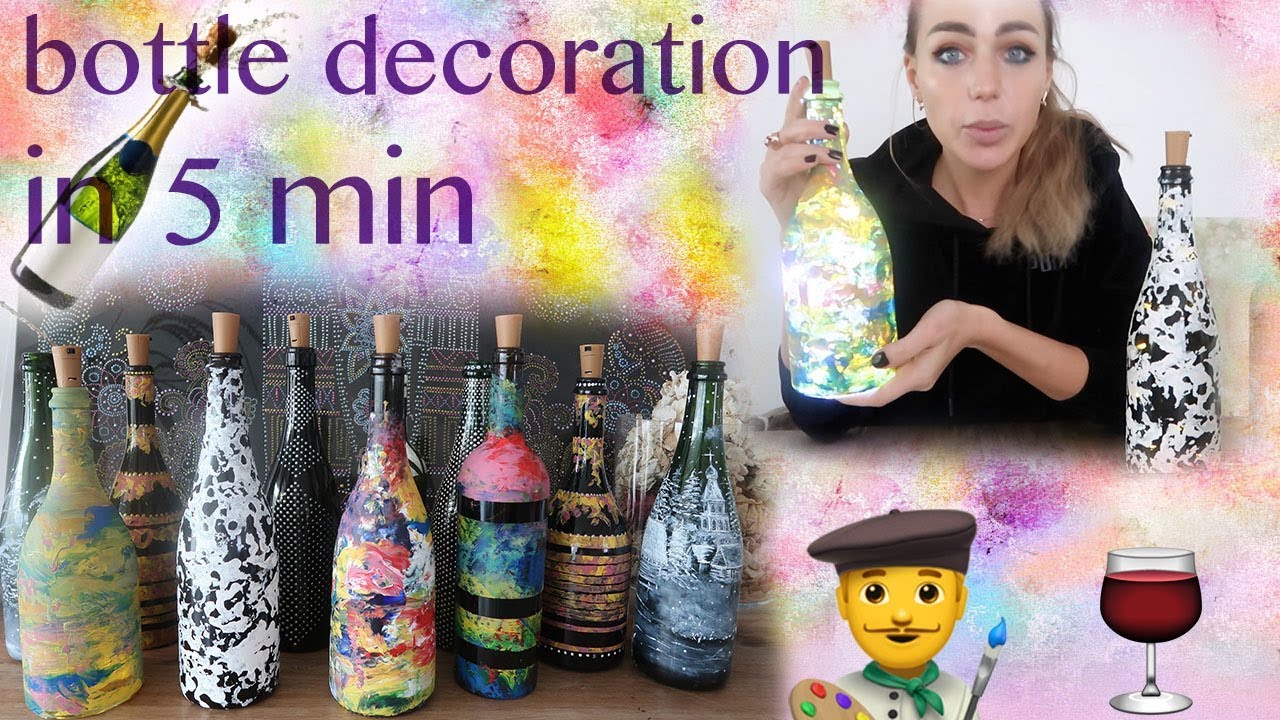 Bottles decoration in 5 min!