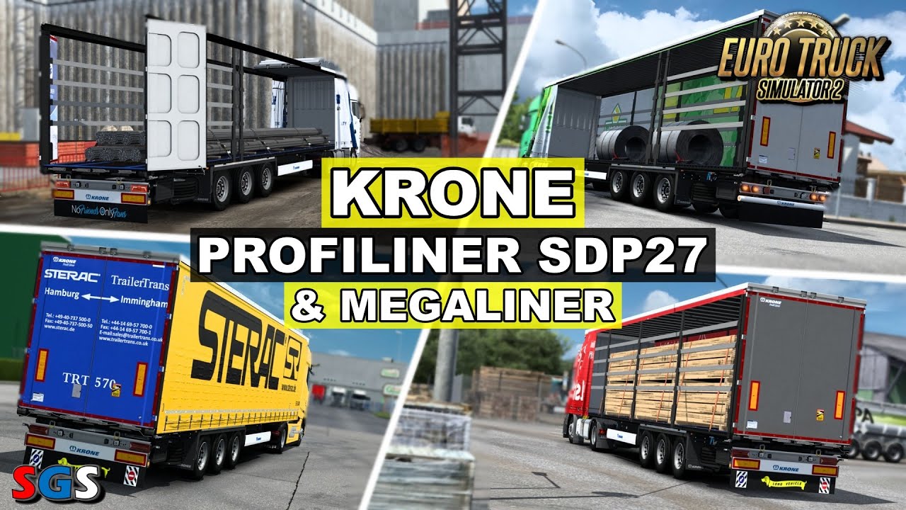 |ETS2 1.48| Krone Profiliner SDP27 & Megaliner by Virtual Service