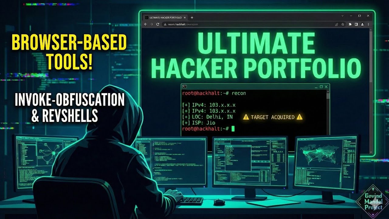 Building a Cybersecurity Lab in Browser: RevShells, Obfuscator & IP Tracker 🛡️