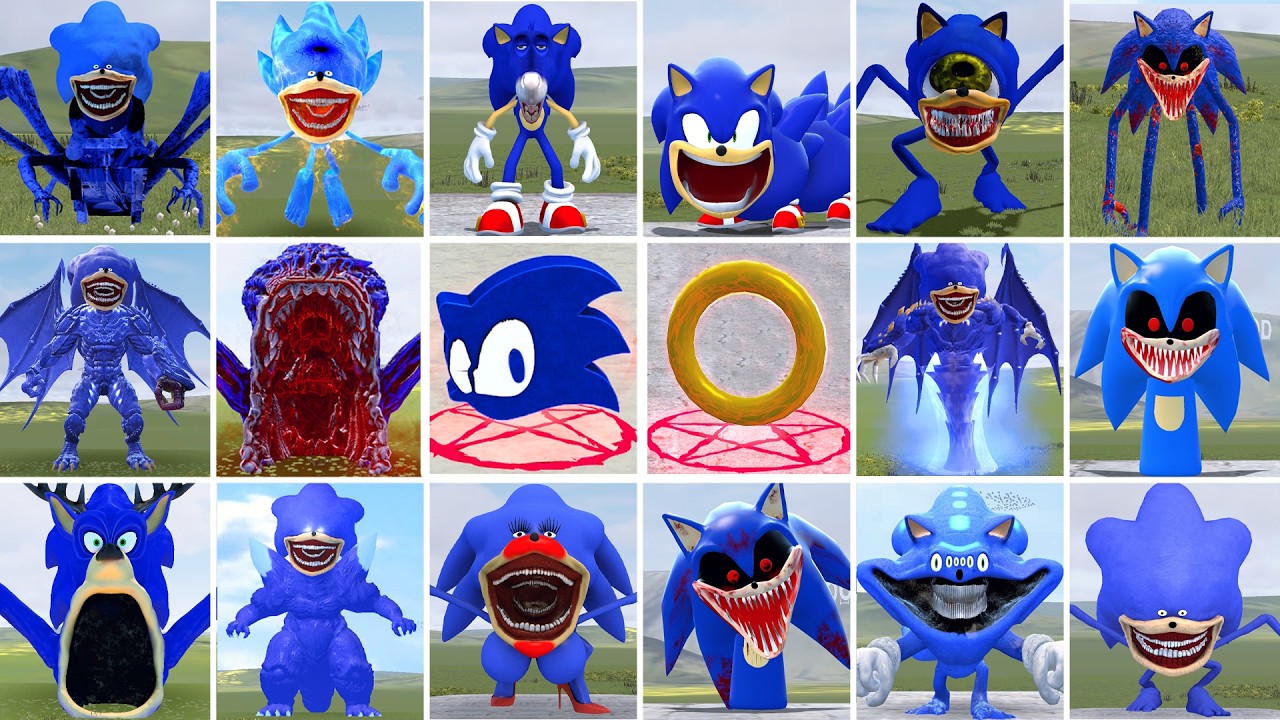 WHO IS THE STRONGEST FROM ALL SHIN SONIC TAPES VS SPRUNKI TAPES FAMILY in Garry's Mod