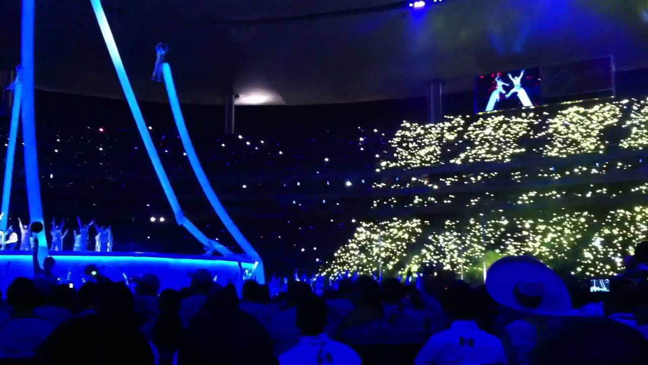 pan am games opening ceremony 2011 light show