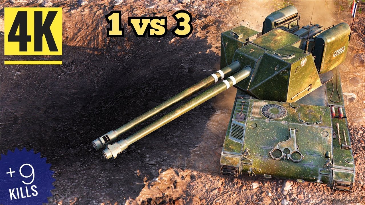 SFAC 105  4K  Damage WoT Console Gameplay 