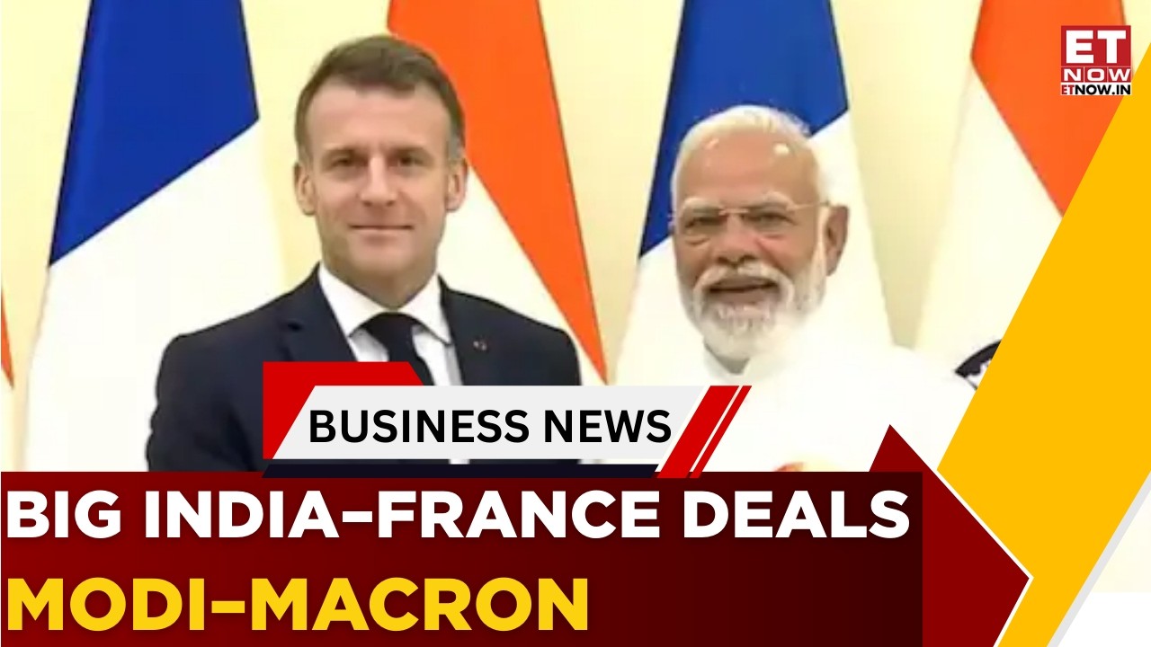 PM Narendra Modi- President Emmanuel Macron Joint Briefing | Watch Now | Breaking News | ET Now