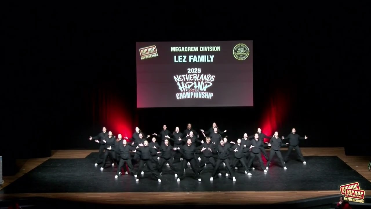LEZ FAMILY | Bronze Medalist - MegaCrew Division | Netherlands Hip Hop Dance Championship 2025