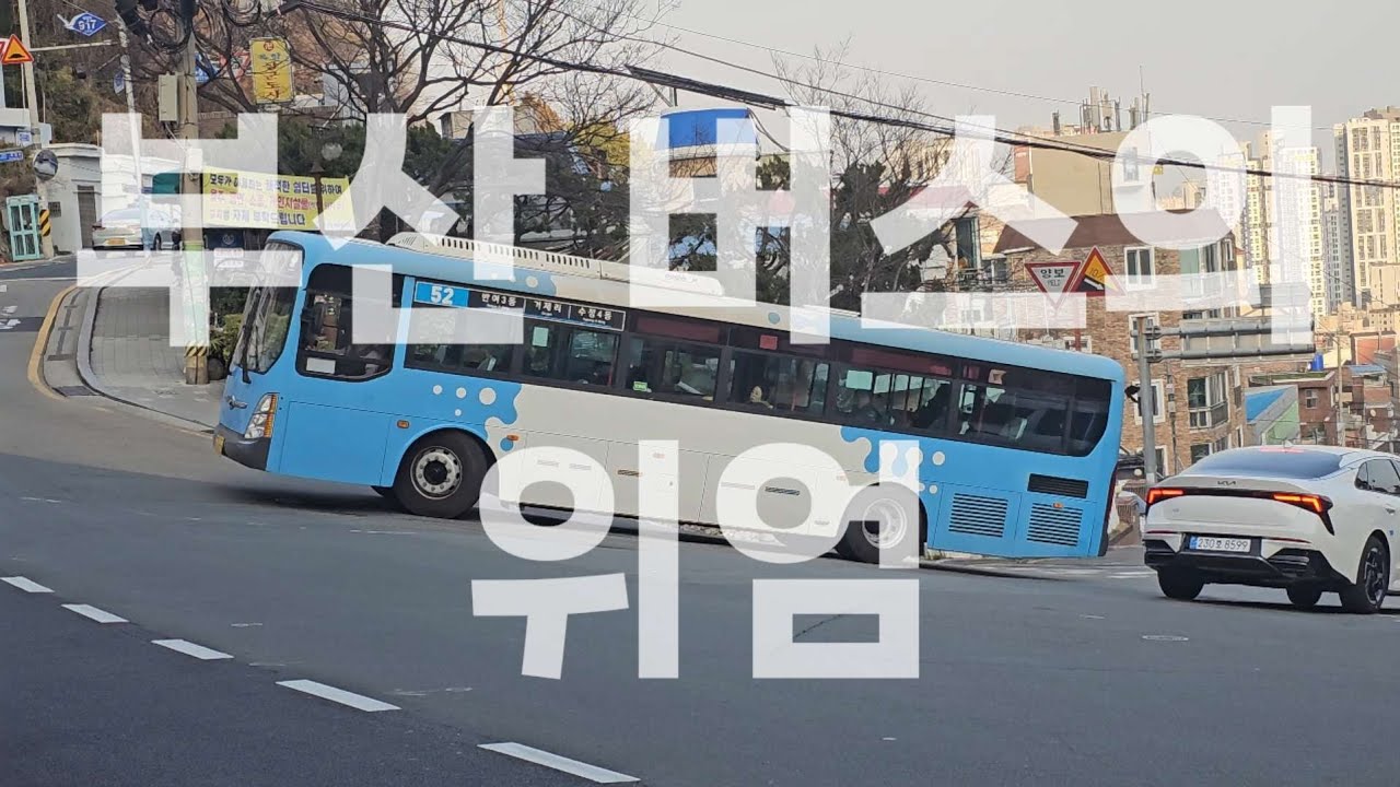 부산 버스의 위엄 4분동안 몰아보기