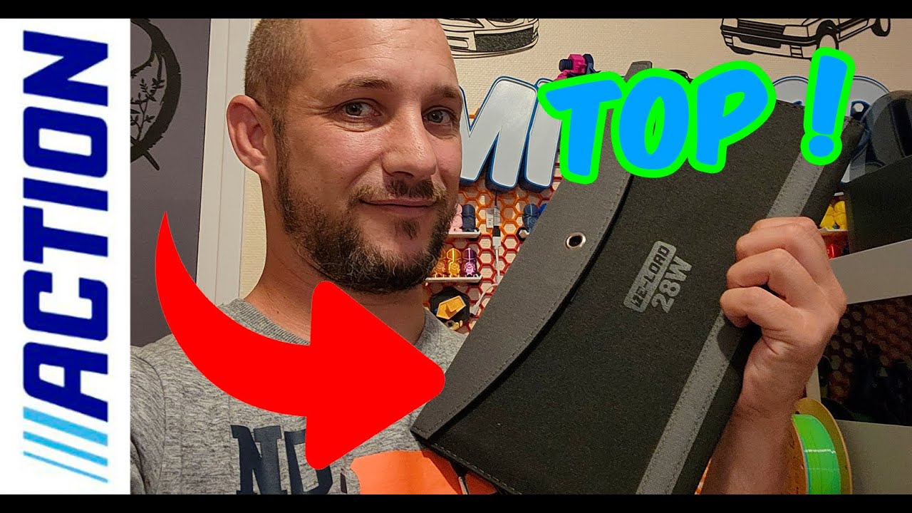🌞 CHARGEUR SOLAIRE 28W ACTION — L’ALLIÉ PARFAIT POUR LE BIVOUAC & LA VANLIFE !