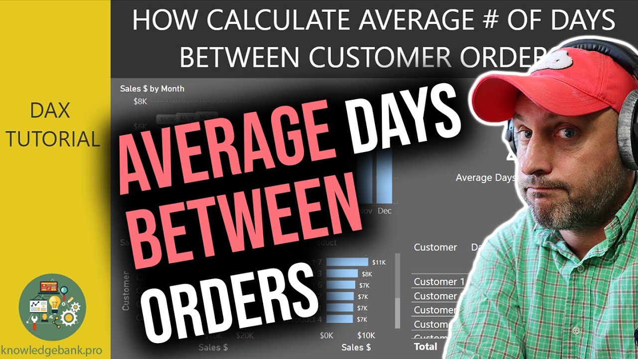 Average Days Between Orders (DAX Tutorial)