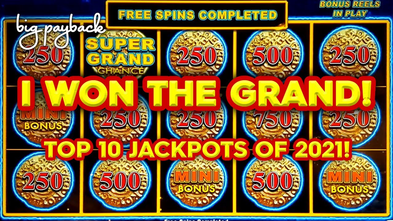 WINNING THE GRAND! Top 10 MOST EXCITING Slot Jackpots 2021 - THIS IS WHY WE WATCH!