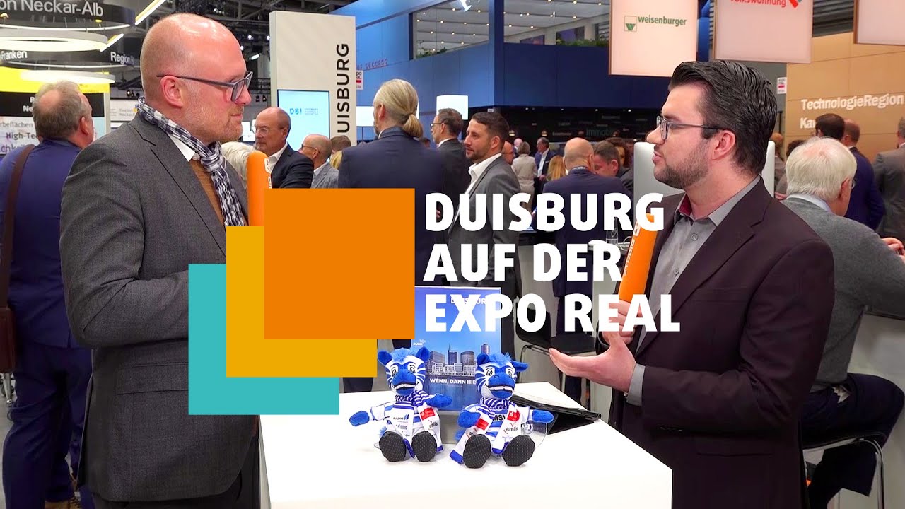 DUISBURG AUF DER EXPO REAL 2022 | INTERVIEW MIT SÖREN LINK | OBERBÜRGERMEISTER STADT DUISBURG