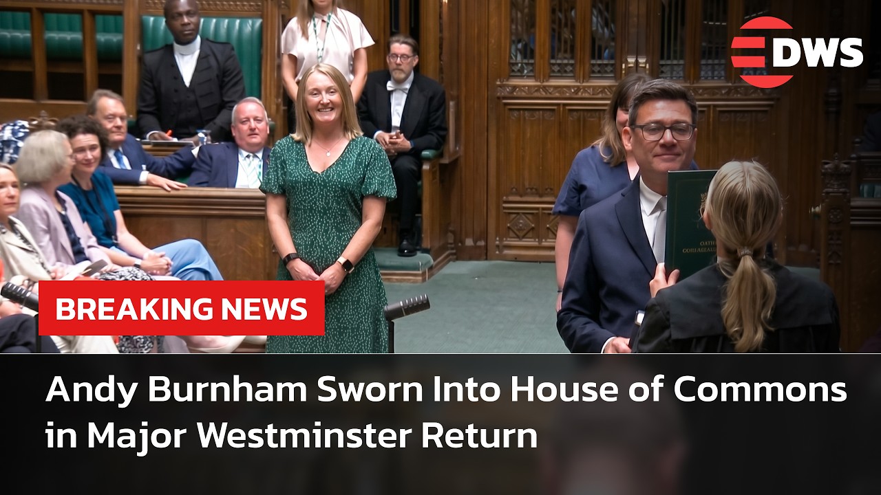 HISTORIC WIN: Andy Burnham Sworn Back Into Westminster After Makerfield By-Election Victory | AC14